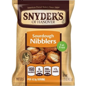 Snyders Pretzel Sourdough Nibblers 3.5oz thumbnail