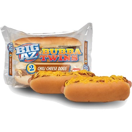 Big AZ Bubba Twin Chili Cheese Dog 8.5oz thumbnail