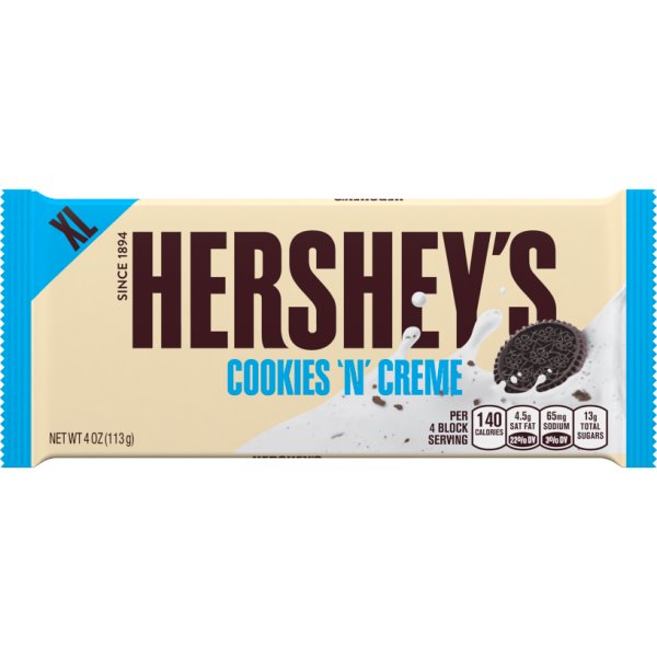 Hershey's Cookies n Creme King Size 4oz thumbnail