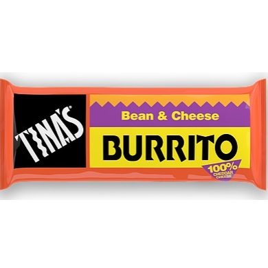 Tina’s Burrito Bean & Cheese 4oz thumbnail