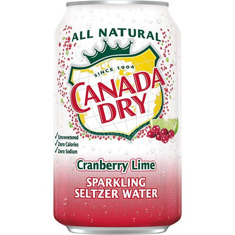 Canada Dry Sparking Water - Cranberry Lime 12oz thumbnail