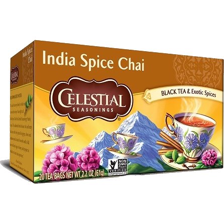 Keurig Celestial Seasonings India Spice Chai Tea 24ct Box thumbnail