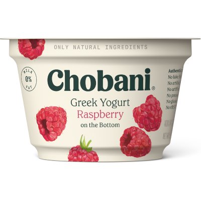Chobani Greek Raspberry 5.3oz thumbnail