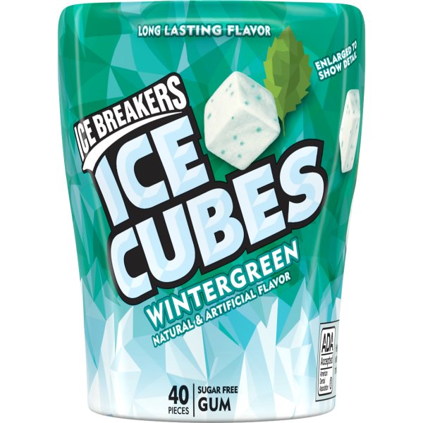 Ice Breakers Ice Cubes Wintergreen Gum 40pc thumbnail