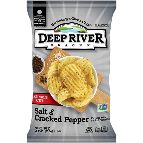 Deep River Salt & Pepper Kettle Chip 2oz thumbnail