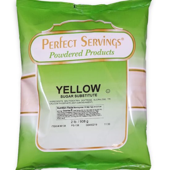 Perfect Servings Yellow Sugar Substitute 2lb thumbnail
