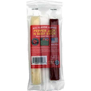 Wisconsin's Best Pepper Jack Meat & Cheese Stick thumbnail