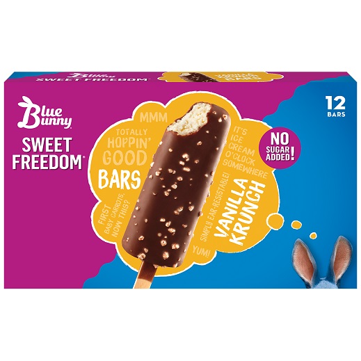 Blue Bunny Vanilla Crunch Ice Cream Bar 3 oz thumbnail