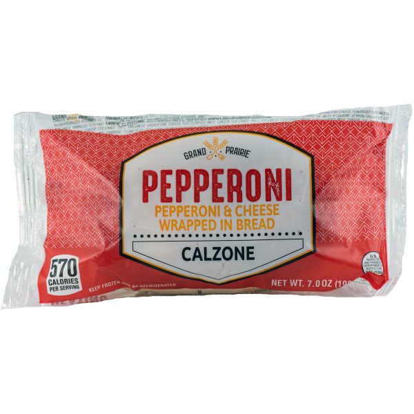 Grand Prairie Pepperoni Calzone 7.5oz thumbnail