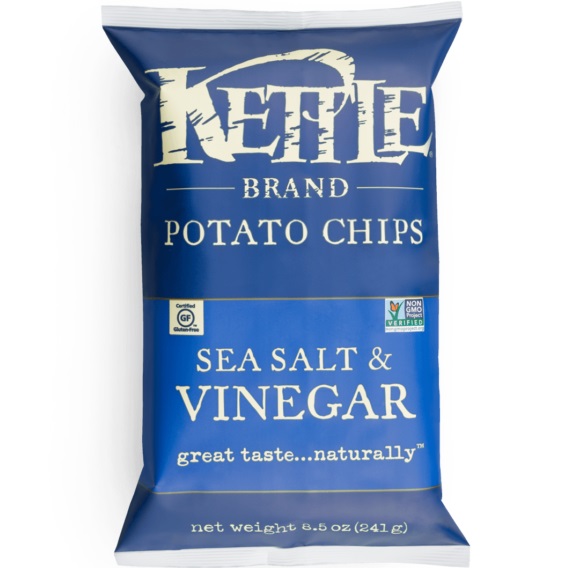 Kettle Brand Chips Sea Salt Vinegar 1.5oz thumbnail