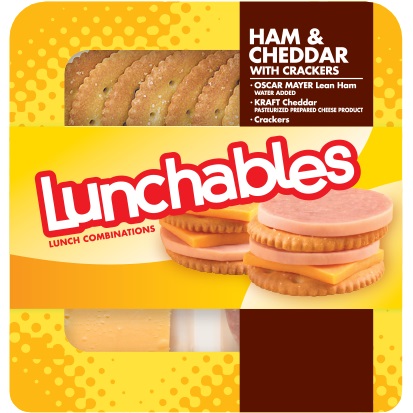 Oscar Mayer Lunchables Ham & Cheddar 3.2 oz thumbnail