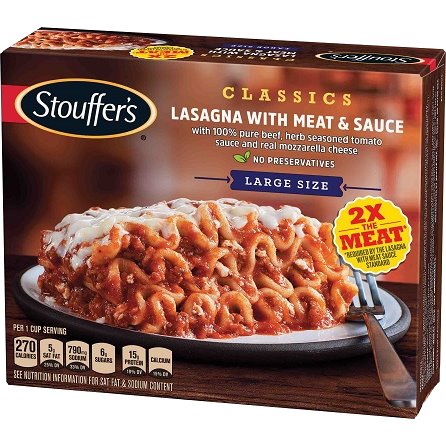 Stouffer's Meat Lasagna 10.5oz thumbnail