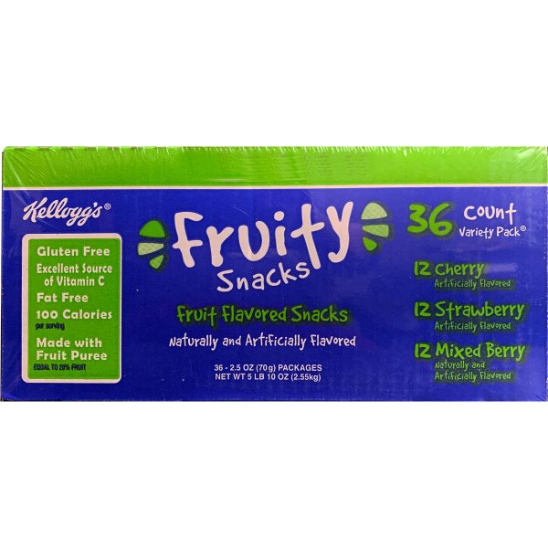 Kellogg s Fruitty Snacks Cherry Breakroom Choices Kellogg s Fruitty Snacks Cherry Breakroom Choices