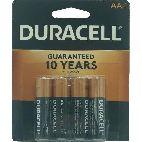 Duracell AA Batteries 4ct thumbnail
