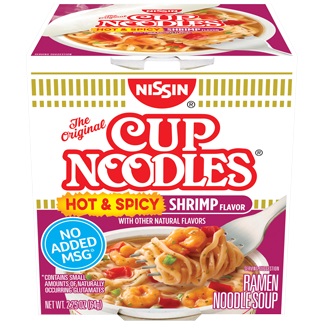 Nissin Cup of Noodles Hot Spicy Shrimp thumbnail