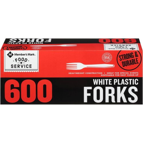 Bulk Forks White 600ct thumbnail
