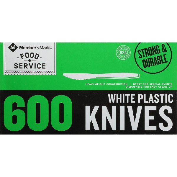 Members Mark Knives White 600ct thumbnail