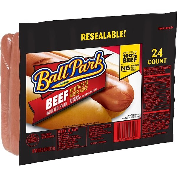 Ballpark Hot Dogs 24pk thumbnail