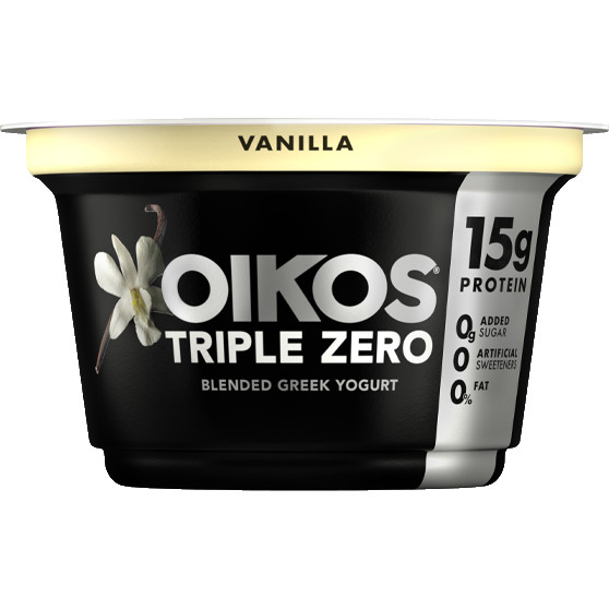 Oikos Triple Zero Vanilla Yogurt 5.3oz Cup thumbnail