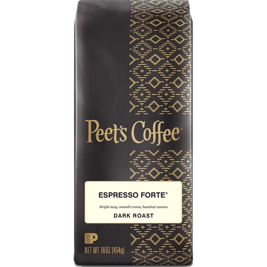 Peet's Coffee Espresso Forte Whole Bean 1lb thumbnail