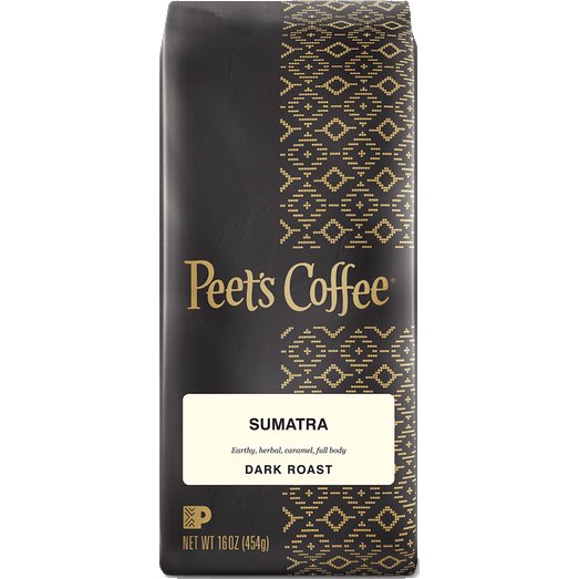 Peet's Coffee Sumatra Whole Bean 1lb thumbnail