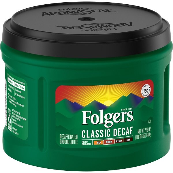 Folgers Classic Decaf 6/22.6oz thumbnail