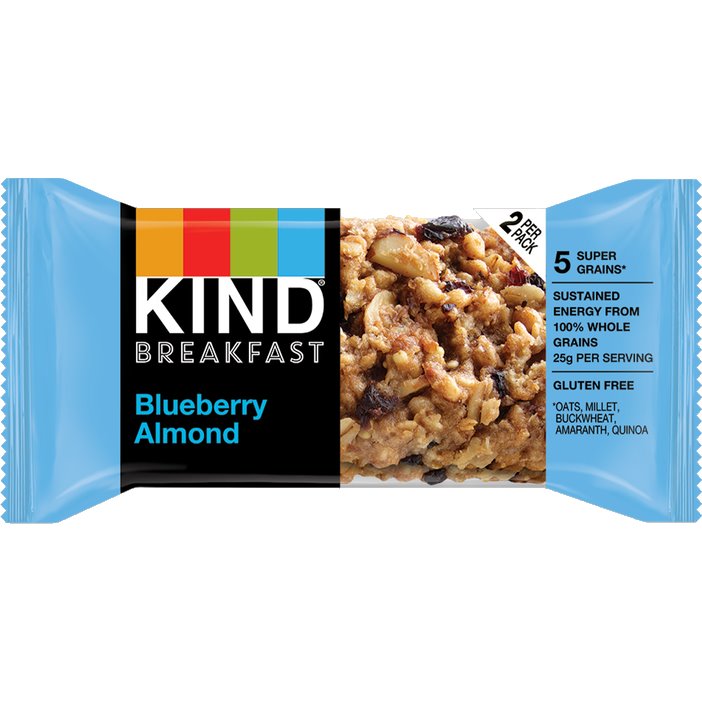 Kind Breakfast Blueberry Almond 1.76oz Bar thumbnail