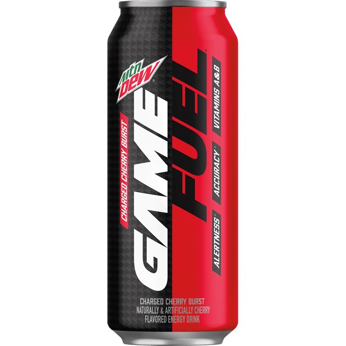 Mountain Dew Game Fuel Charged Cherry Burst 16oz thumbnail