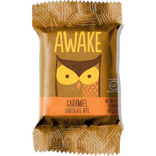 Awake Caramel Chocolate Bite .58oz thumbnail
