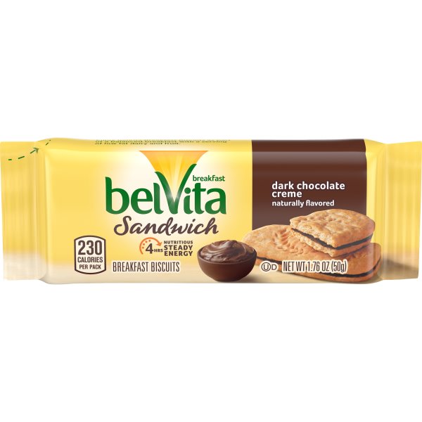 Belvita Sandwich Dark Chocolate Creme 25ct SPECIAL ORDER thumbnail