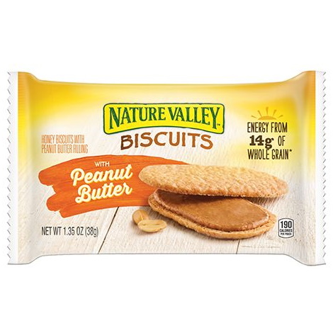 Nature Valley Biscuits Peanut Butter 1.35oz 16ct thumbnail