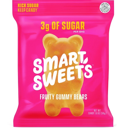Smart Sweets Fruity Gummy Bears 1.8oz thumbnail