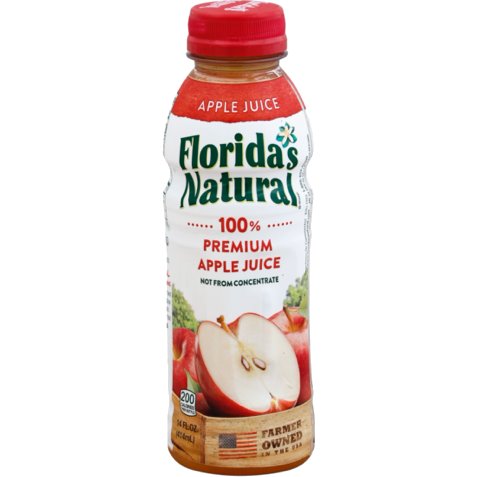 Florida Natural 100% Apple Juice 14oz thumbnail