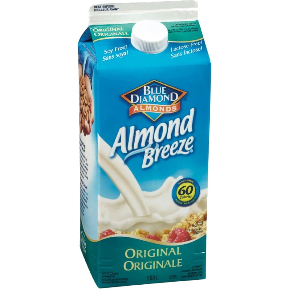 Almond Breeze Almond Milk Original 0.5gal Carton thumbnail