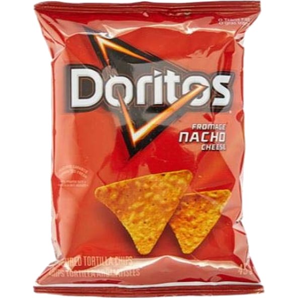 Doritos Nacho Cheese Chips 1.75oz bag thumbnail