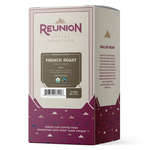 Reunion Island French Roast Pods 16Ct Box thumbnail