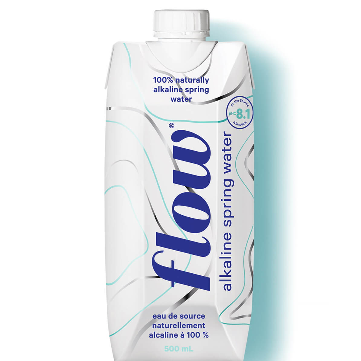 Flow Alkaline Spring Water 16.9oz Carton thumbnail