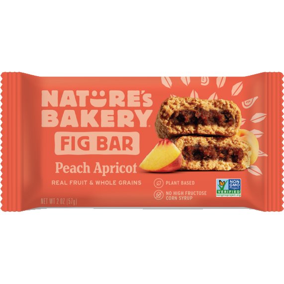 Natures Bakery Fig Bar Peach Apricot 2oz thumbnail