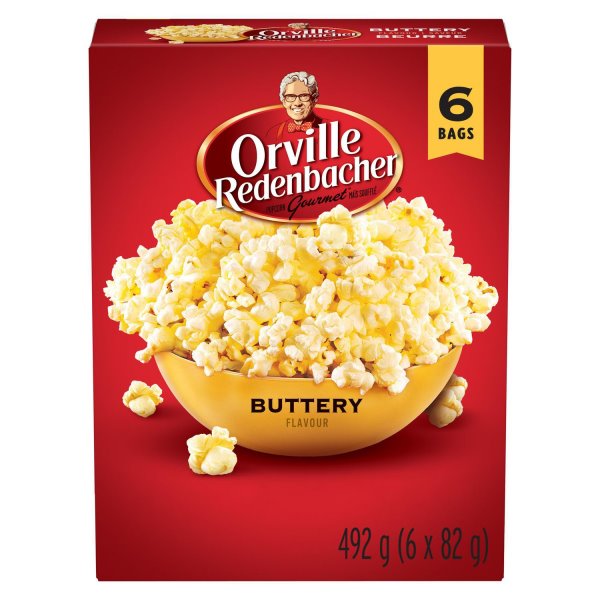 Orville Redenbacker Gourmet Light Buttery Popcorn 80g thumbnail