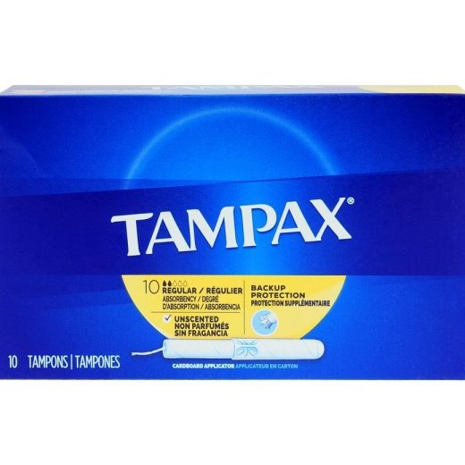 Tampax Tampons Regular 10's thumbnail