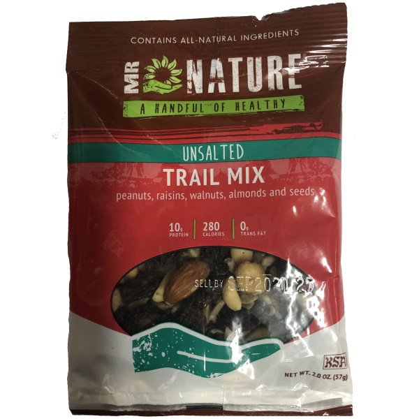 Mr. Nature Original Unsalted Trail Mix 2oz thumbnail