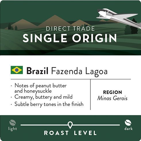Roasterie Fazenda Logoa Coffee Ground 8oz thumbnail