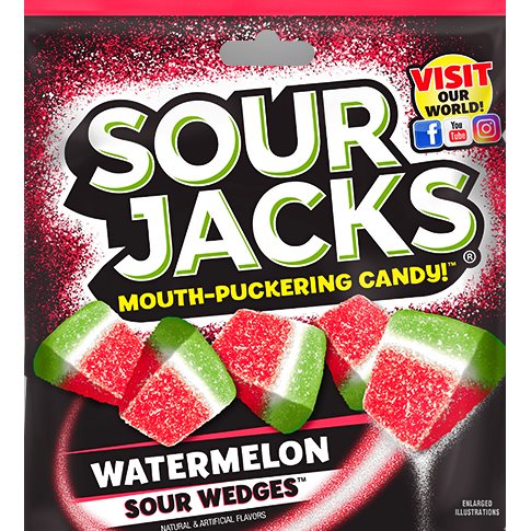 Sour Jacks Watermelon Soft Chews thumbnail