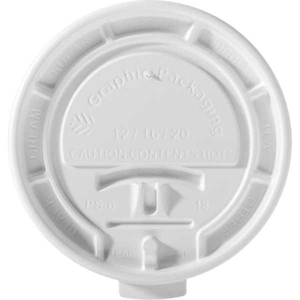 Graphic Packing Sloted Lids (1200/16oz) Case thumbnail