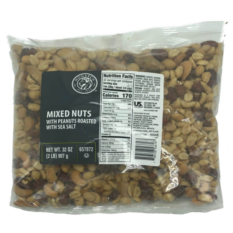 Monarch Assorted Nuts 32oz thumbnail