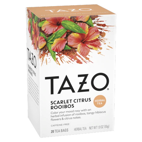 Tazo Scarlet Cirtus Rooibos Tea Bags thumbnail