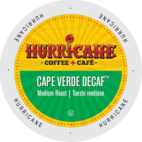 Hurricane Cape Verde Decaf Medium Roast K-Cups 24ct Box thumbnail