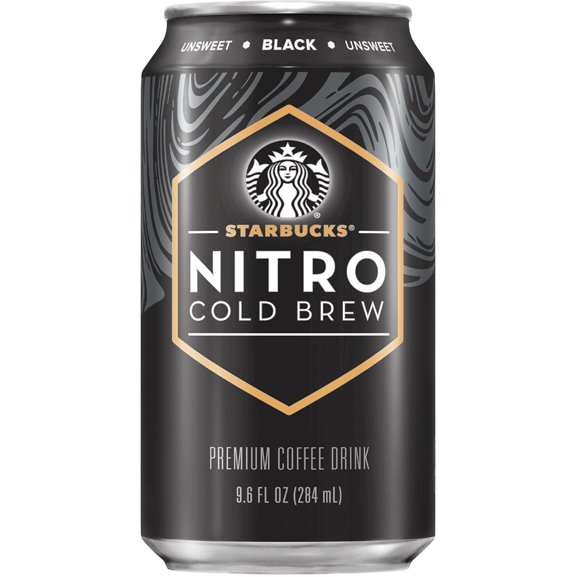 Starbucks Cold Brew Nitro Black Unsweet 9.6oz thumbnail
