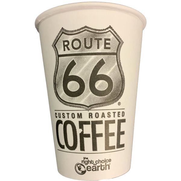 8.5oz Route 66 Hot Paper Cups 1000ct thumbnail