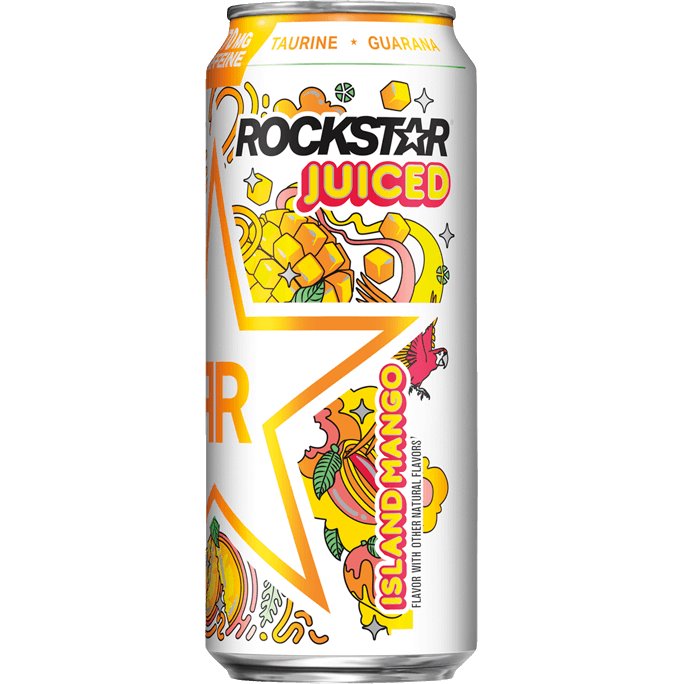 Rockstar Jucied Island Mango 16oz thumbnail